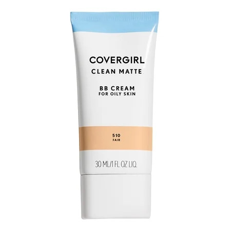 COVERGIRL Clean Matte BB Cream For Oily Skin 510 Fair 1 fl oz Oil-Free Finish BB Cream BB Cream Foun | Walmart (US)