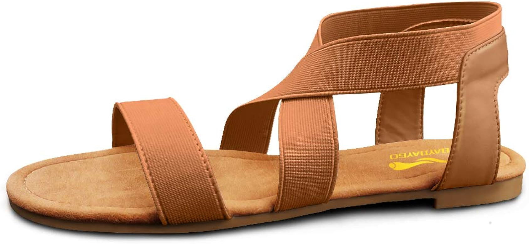 DAYDAYGO Women's Elastic Flat Sandals | Amazon (US)
