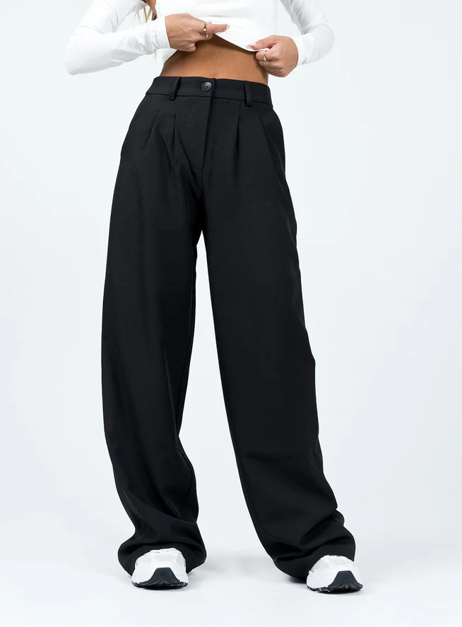 Archer Pants Black | Princess Polly US