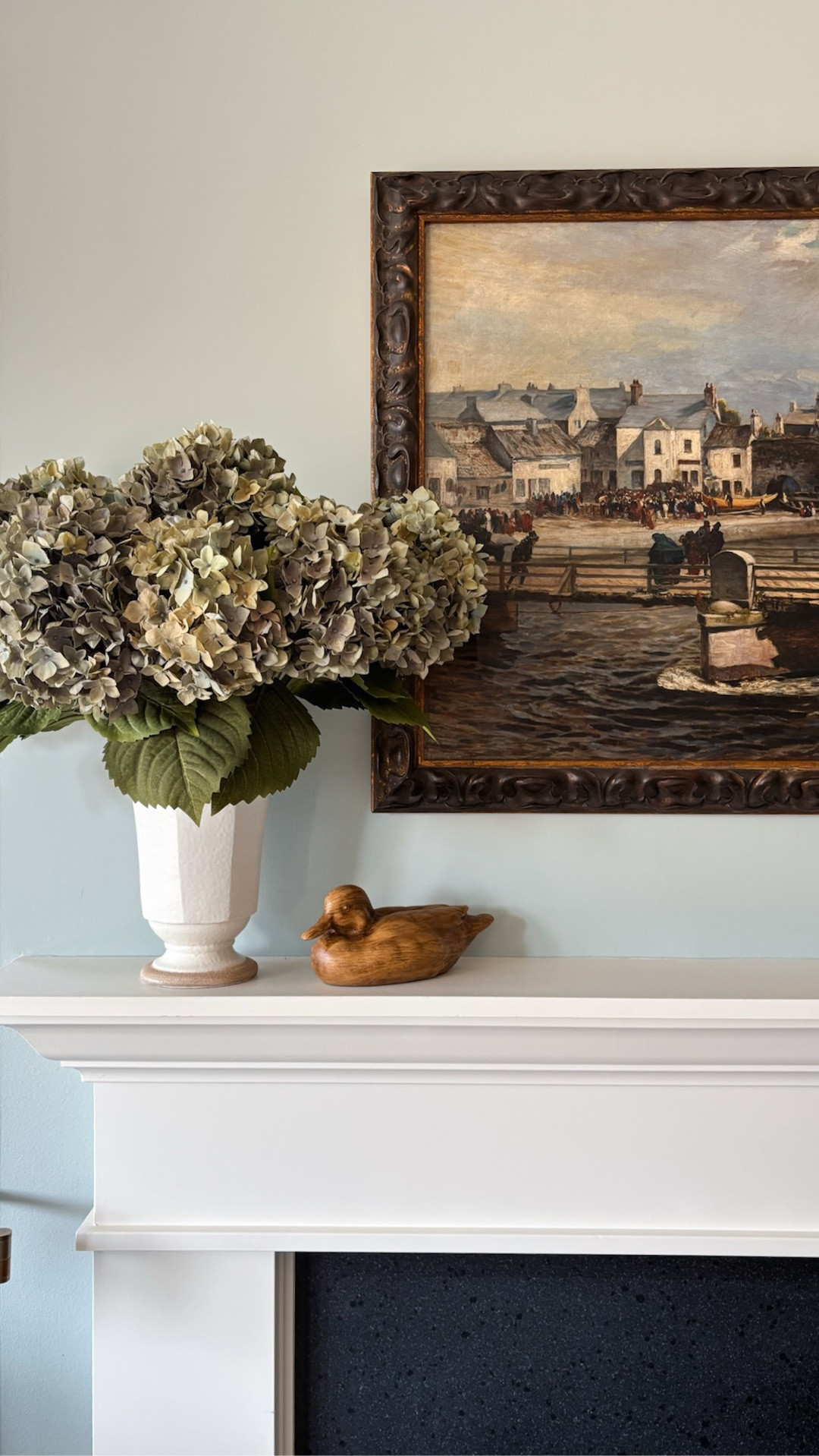 Resin duck, vase, faux hydrangeas 

Pottery Barn style, Serena & Lily look, McGee & Co inspired, Amazon Home favorites, Target Home finds, budget-friendly furniture, investment pieces, classic home furnishings, everyday accents, cozy textures, cottage details, farmhouse touches, transitional style, collected home, seasonal home decor, blue and white home, coastal cottage style, timeless interiors, Nancy Meyers inspired, cottagecore charm, collected and cozy

#LTKSaleAlert #LTKFindsUnder50 #LTKHome