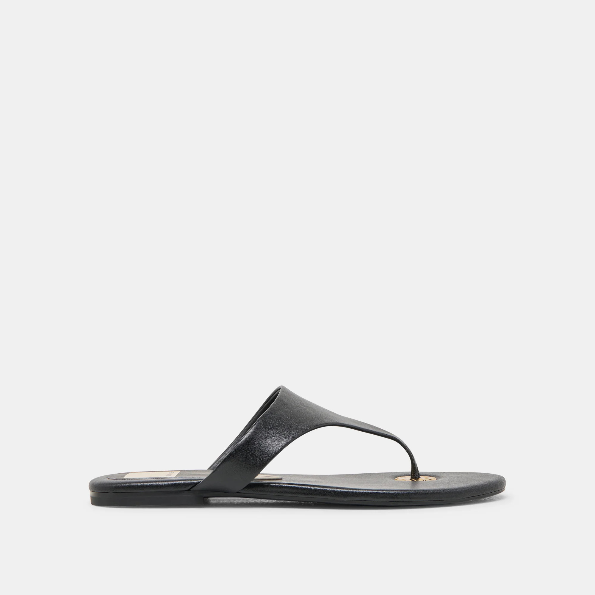 KITTLE SANDALS BLACK LEATHER | DolceVita.com