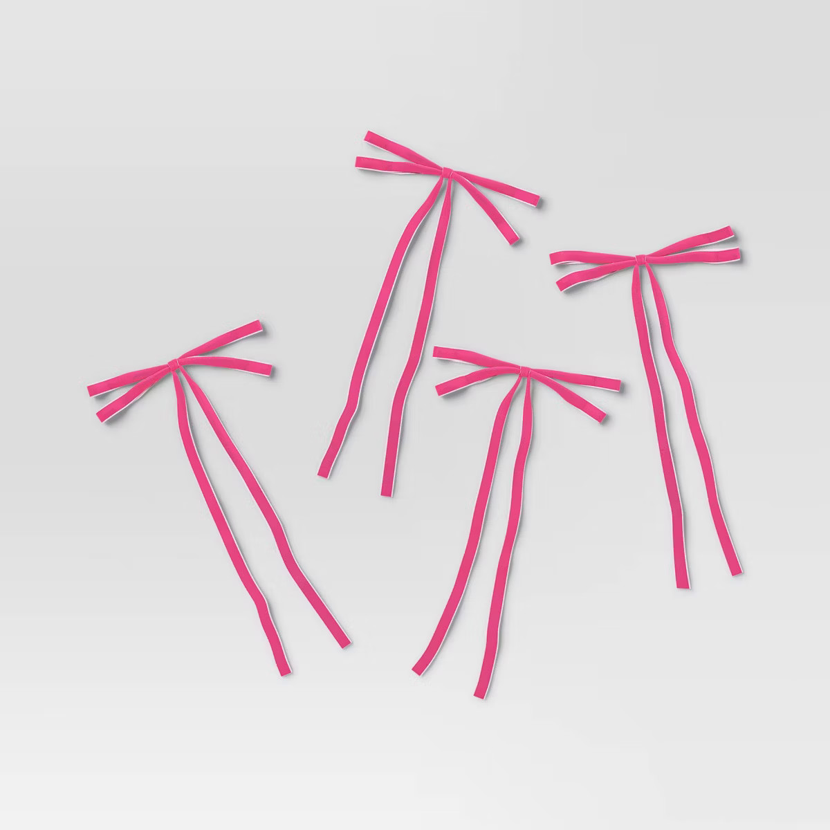 4ct Christmas Fabric Bows Hot Pink - Wondershop™ | Target