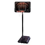 Lifetime 90040 Height Adjustable Portable Basketball System, 44 Inch Backboard, Black/Orange | Amazon (US)