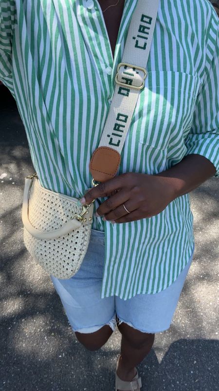 I always get asked where this shirt is from every time I wear it, a summer staple for sure! And how perfect does it go with this Clare V. strap on my rattan Petit Moyen 

#LTKStyleTip #LTKSeasonal #LTKItBag