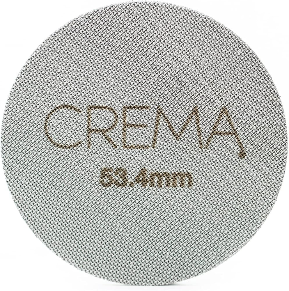 Crema Coffee Products | 53.4mm Puck Screen | 1.7mm thick | Optimize your Extrations | Balanced Water Flow | 53.4mm | Amazon (US)