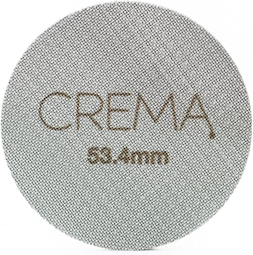 Crema Coffee Products | 53.4mm Puck Screen | 1.7mm thick | Optimize your Extrations | Balanced Water Flow | 53.4mm | Amazon (US)