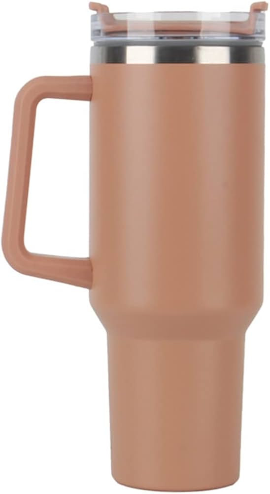 40oz Insulated Travel Mug Tumbler With Handle And Straw,Stainless Steel Double wall Vacuum Thermo... | Amazon (US)