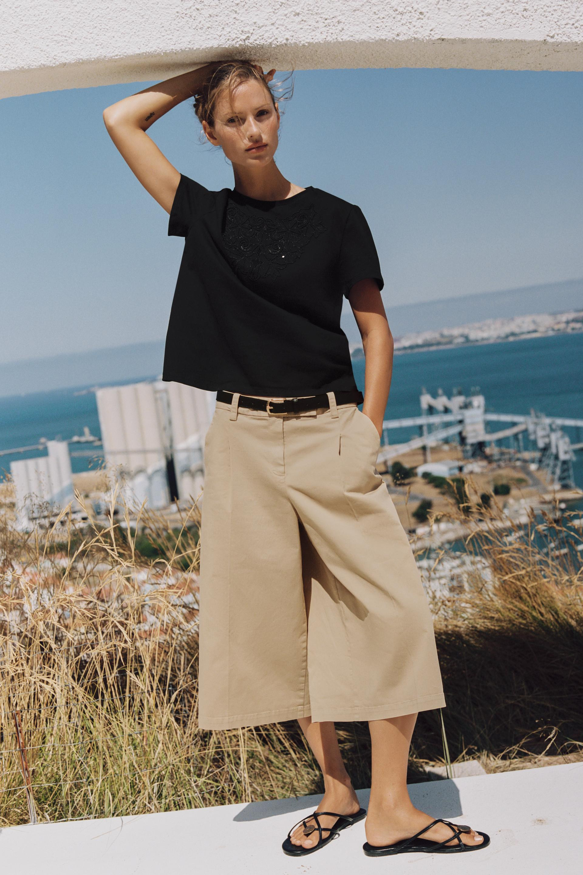LONG BELTED SHORTS | Zara US