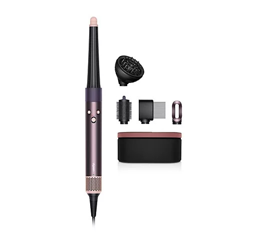 Dyson Airwrap i.d. Jasper Plum Multi Styler Curly+Coily - QVC UK | QVC UK
