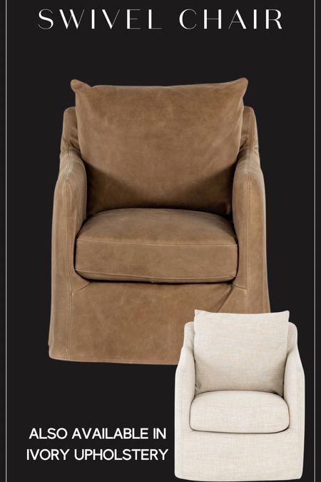 Linking our new swivel club chairs for our living room! They come in leather and two different fabric options 


#LTKhome