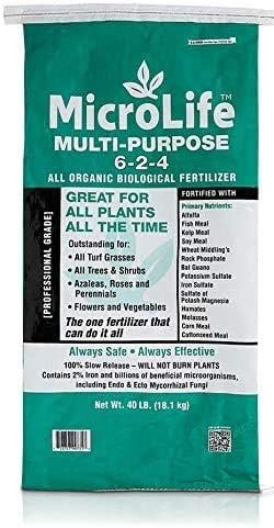 MicroLife Multi-Purpose (6-2-4) Professional Grade Granular Organic Fertilizer for All Plants All th | Amazon (US)