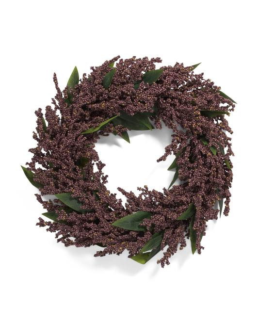 22in Berries Wreath | TJ Maxx