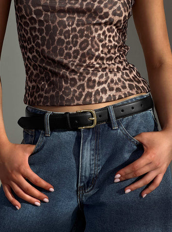 Get Together Belt Black | Princess Polly US