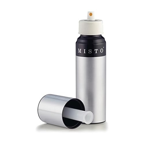 Misto Gourmet Olive Oil Sprayer - Refillable Non-Aerosol Pump Mister for Cooking, Grilling, Salads and Baking - Satin Aluminum Oil Dispenser Bottle, 1/3 Cup Capacity | Amazon (US)