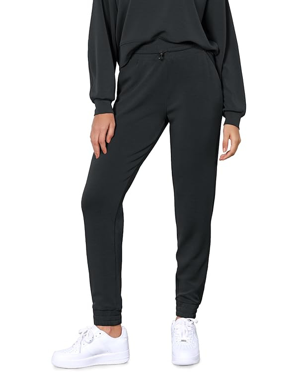ODODOS Women's Modal Soft Jogger Pants with Pockets Adjustable Shockcord High Waist Sweatpants Ca... | Amazon (US)