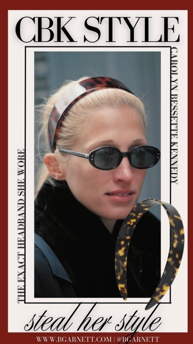 Steal her style: the exact headband CBK wore 

CBK | Carolyn Bessette Kennedy | headband | minimal style | minimalism | 90s style | 90s fashion | headband 

#LTKBeauty #LTKdayinmylife #LTKootd