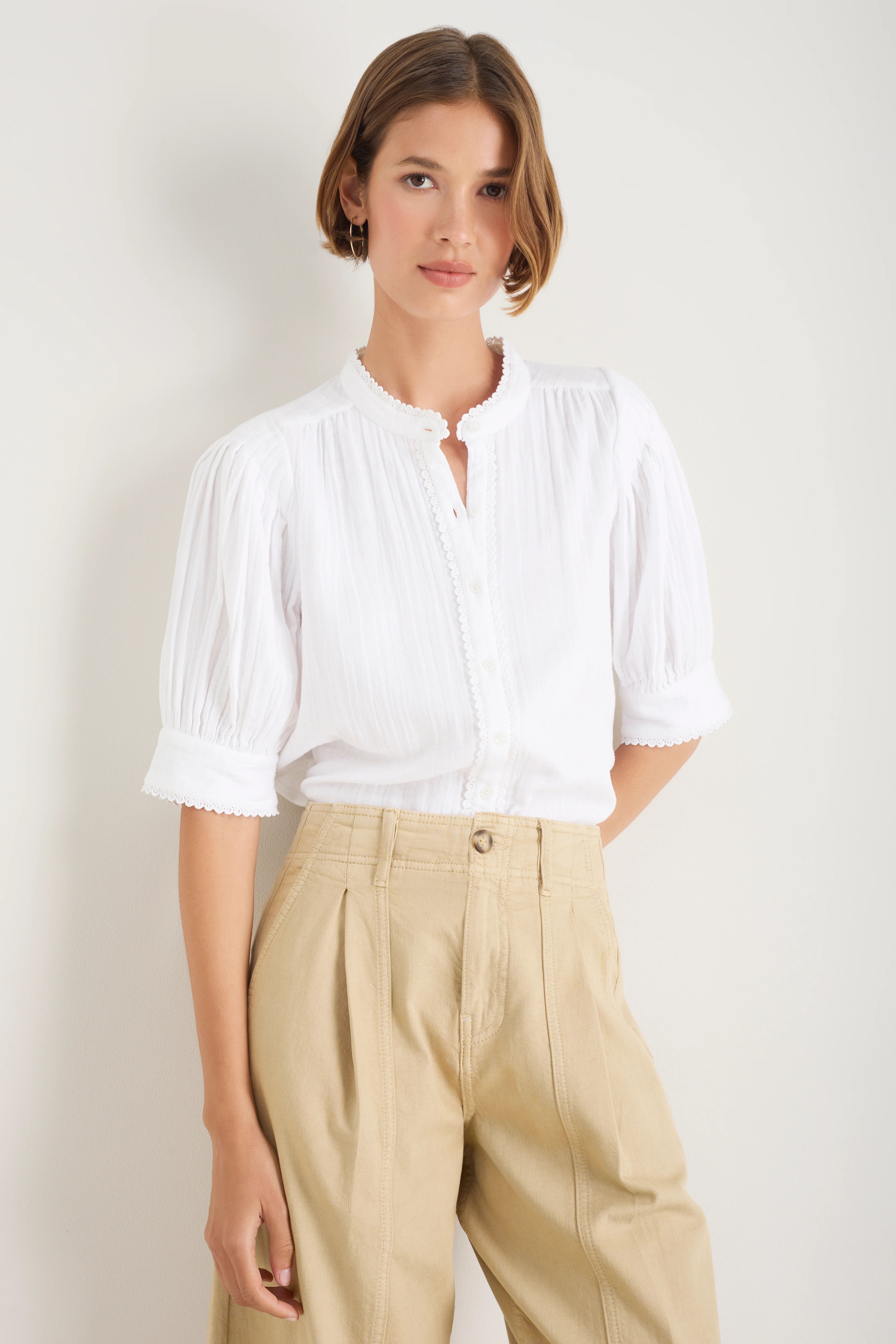 Fiona Blouse - White | WYSE London