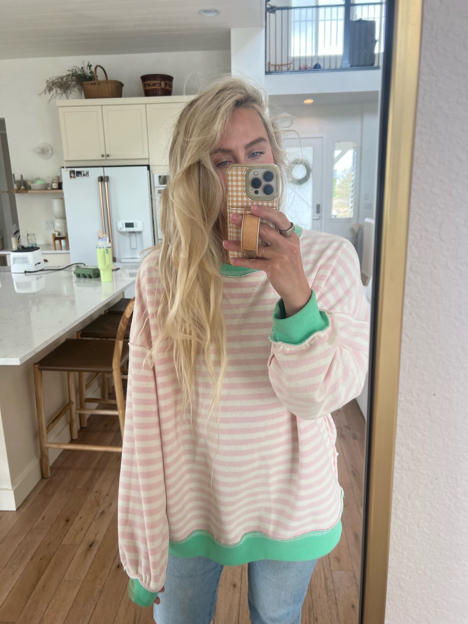 still obsessed with this fp dupe - i now have it in 3 colors! looks good inside out too 💁🏼‍♀️

#LTKStyleTip #LTKHome #LTKFindsUnder50