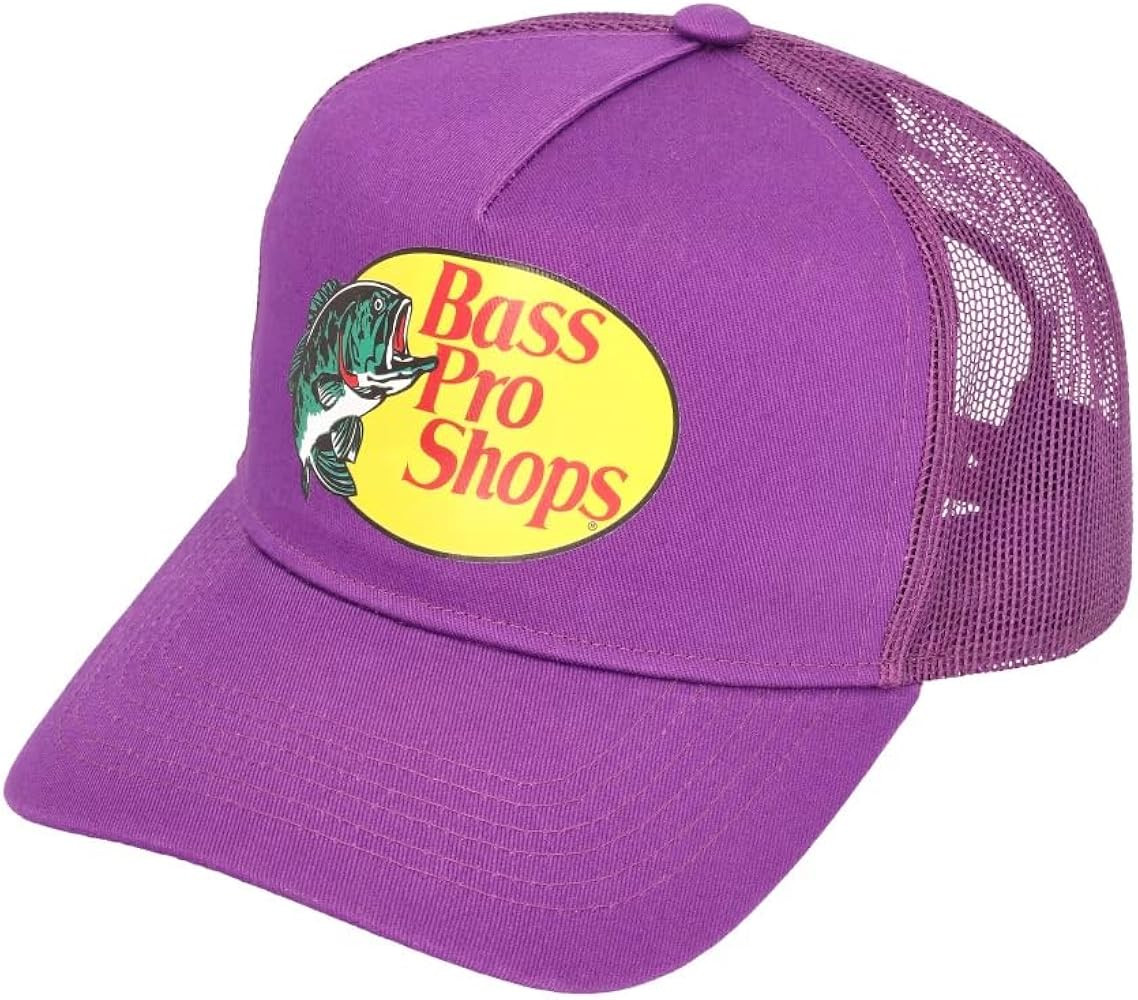 Bass Fishing Pro Hat Classic Trucker Hat Mesh Cap, Snapback Adjustable Hat, Unisex | Amazon (US)