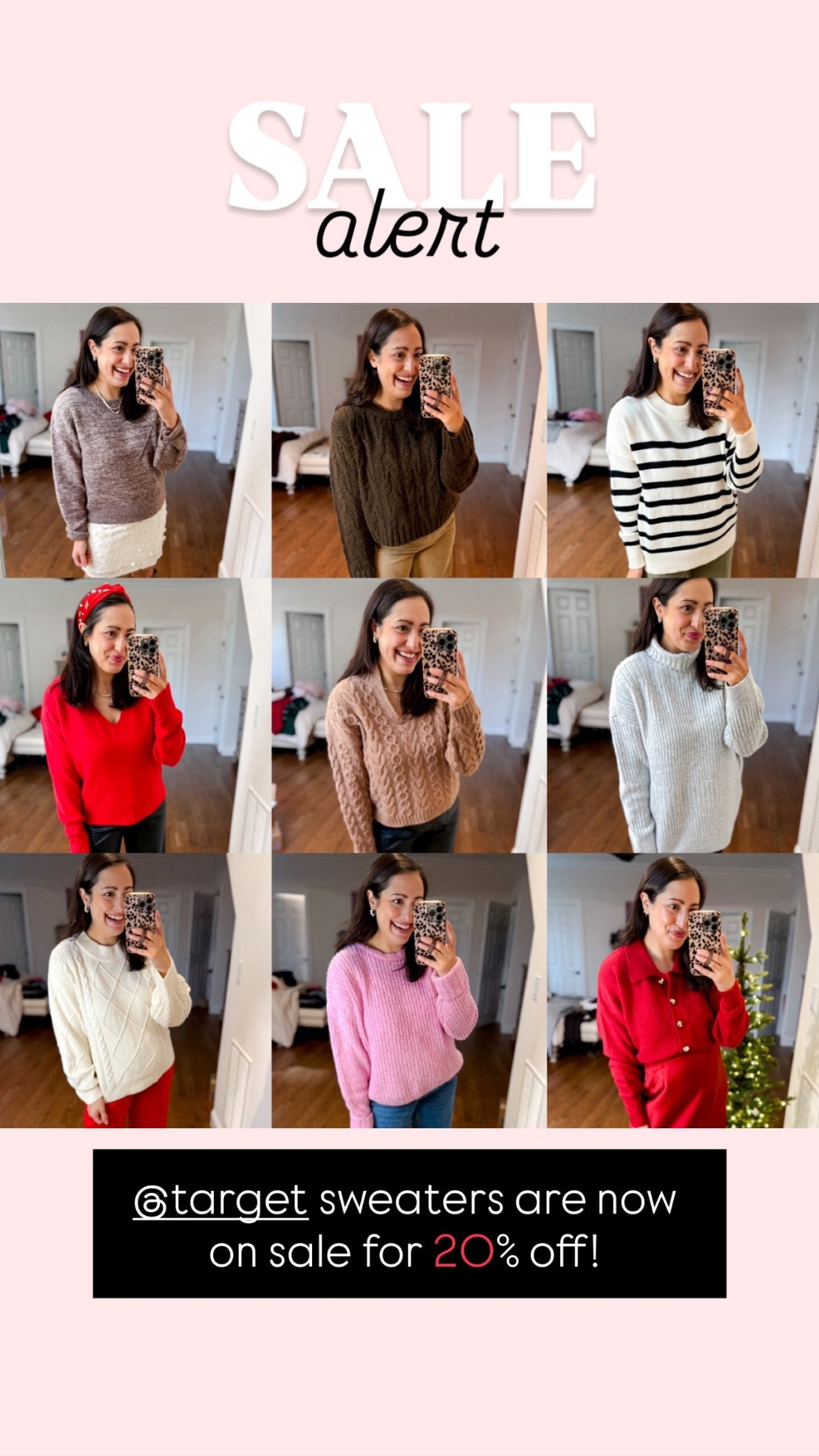 Target sweaters 20% off

#LTKFindsUnder50 #LTKWorkwear #LTKSaleAlert