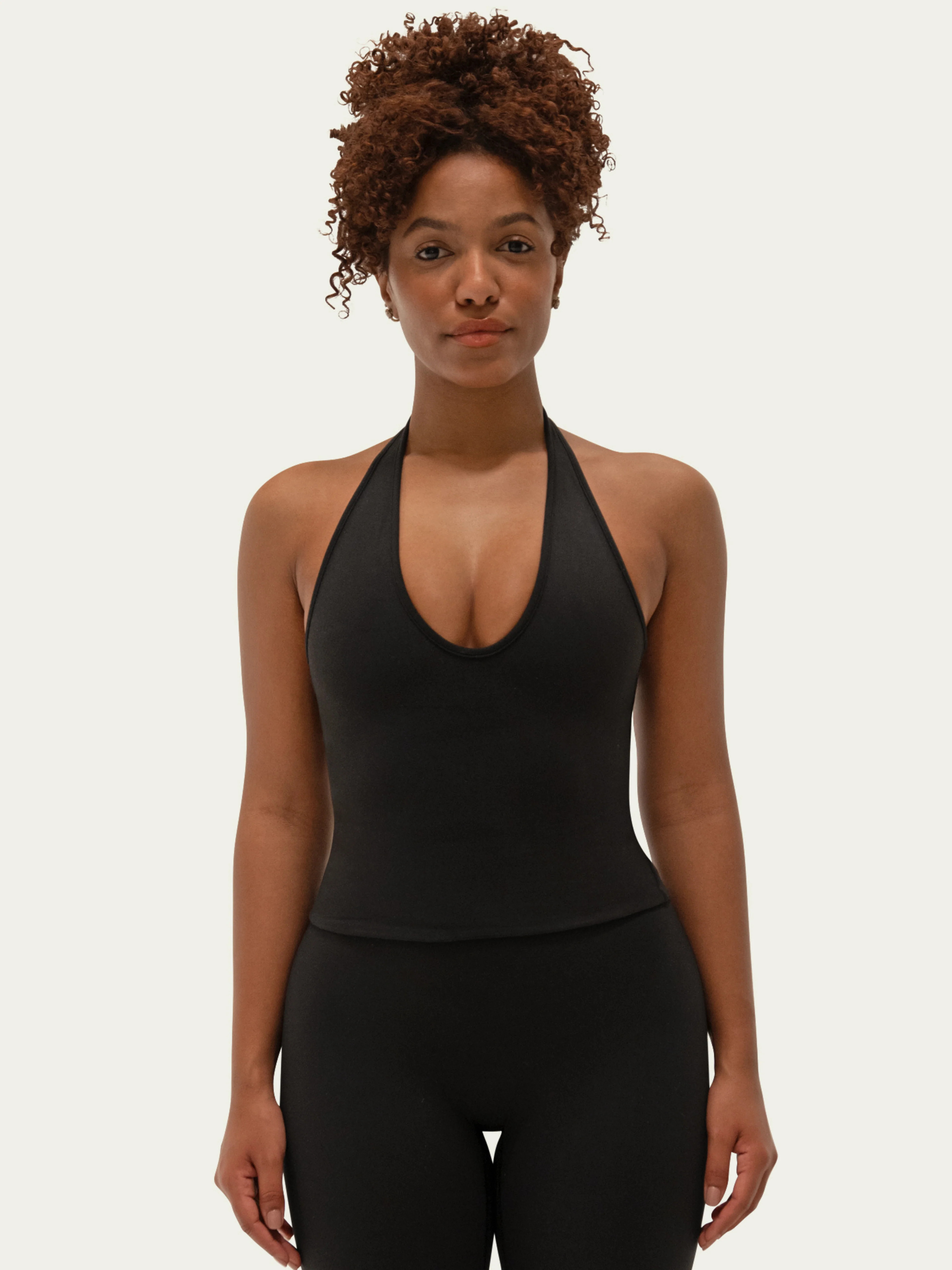 The Halter Tank / Black | 437