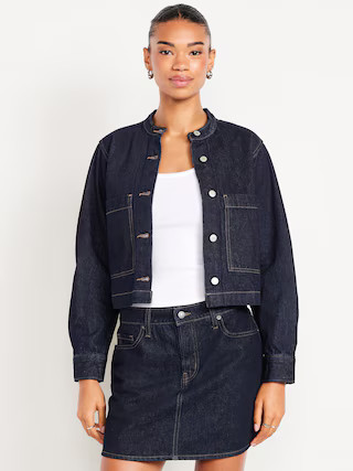 Cropped Jean Jacket | Old Navy (US)