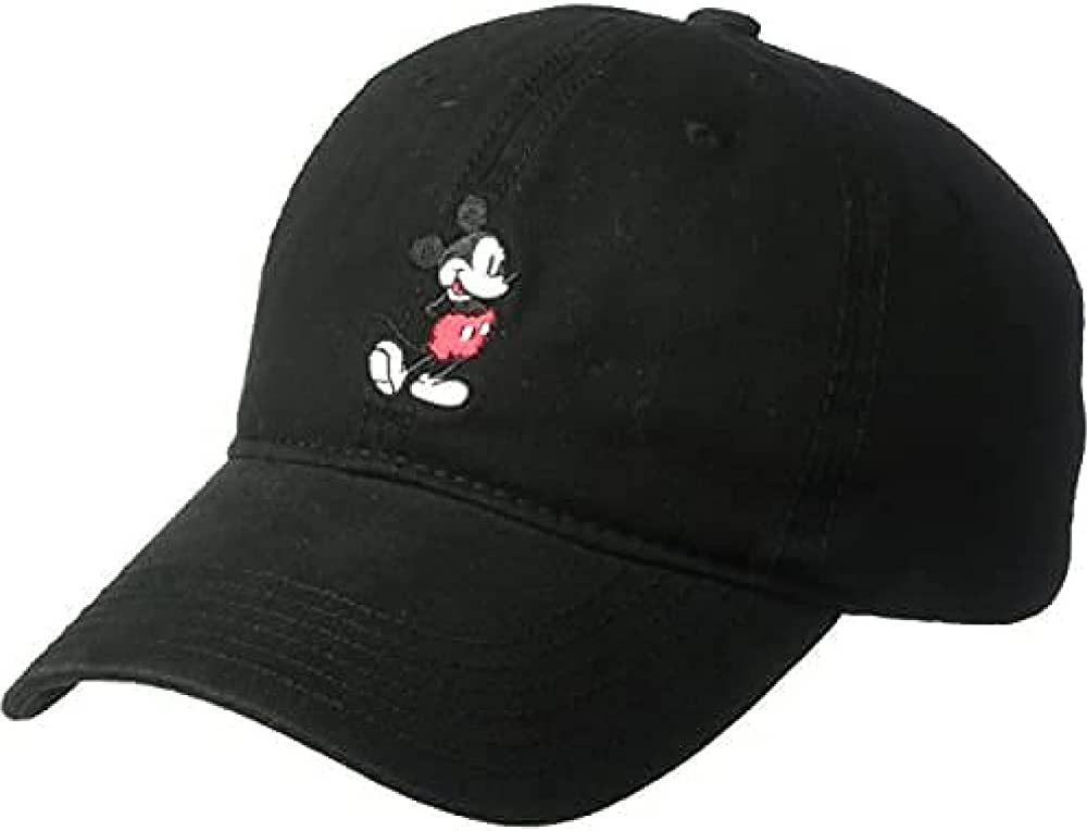 Concept One Disney Mickey Mouse Baseball Hat, Washed Twill Cotton Adjustable Dad Cap | Amazon (US)