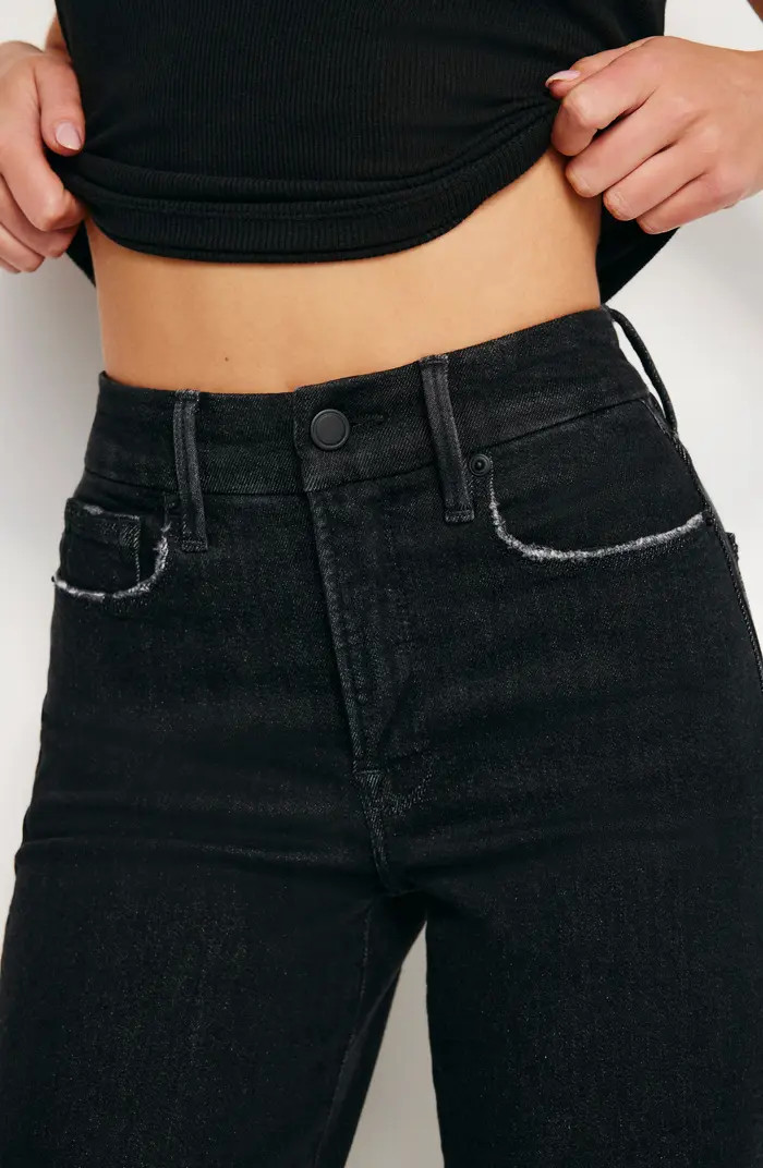 Good Waist High Waist Crop Palazzo Jeans | Nordstrom