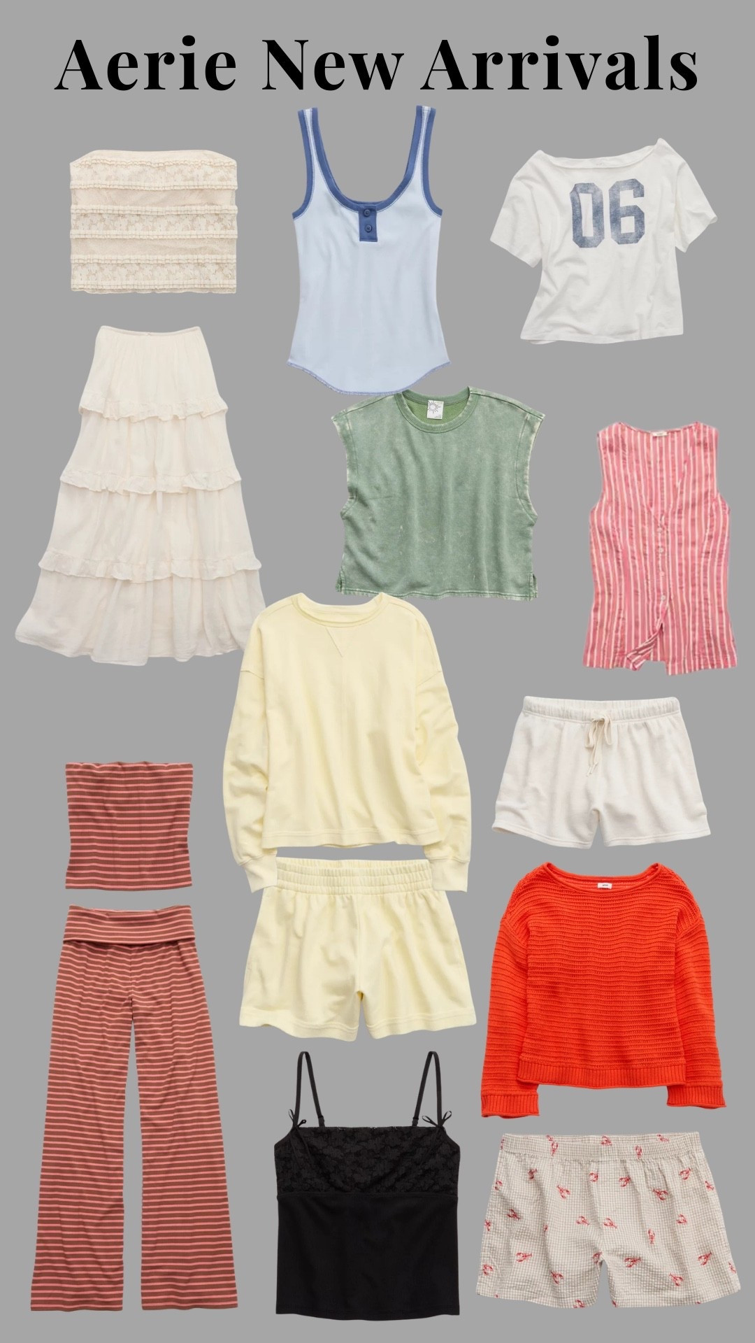 I am loving these new arrivals from Aerie!! 🌼
🚨Bonus 🚨 
FREE SHIPPING ON EVERYTHING today and tomorrow only!! 

#LTKgrwm #LTKSeasonal #LTKootd