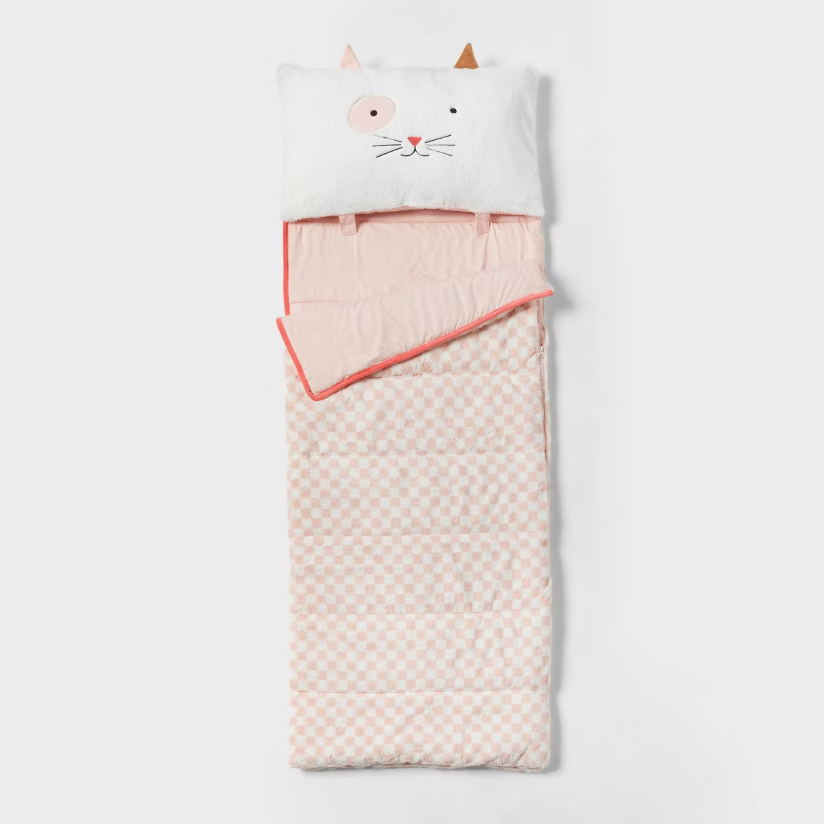 Cat Kids' Sleeping Bag - Pillowfort™ | Target