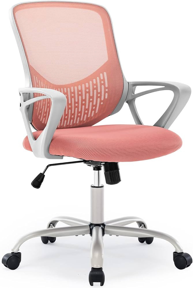 Office Chair, Desk Chair Mid Back Computer Chair Ergonomic Office Chair Mesh Computer Desk Chair ... | Amazon (US)