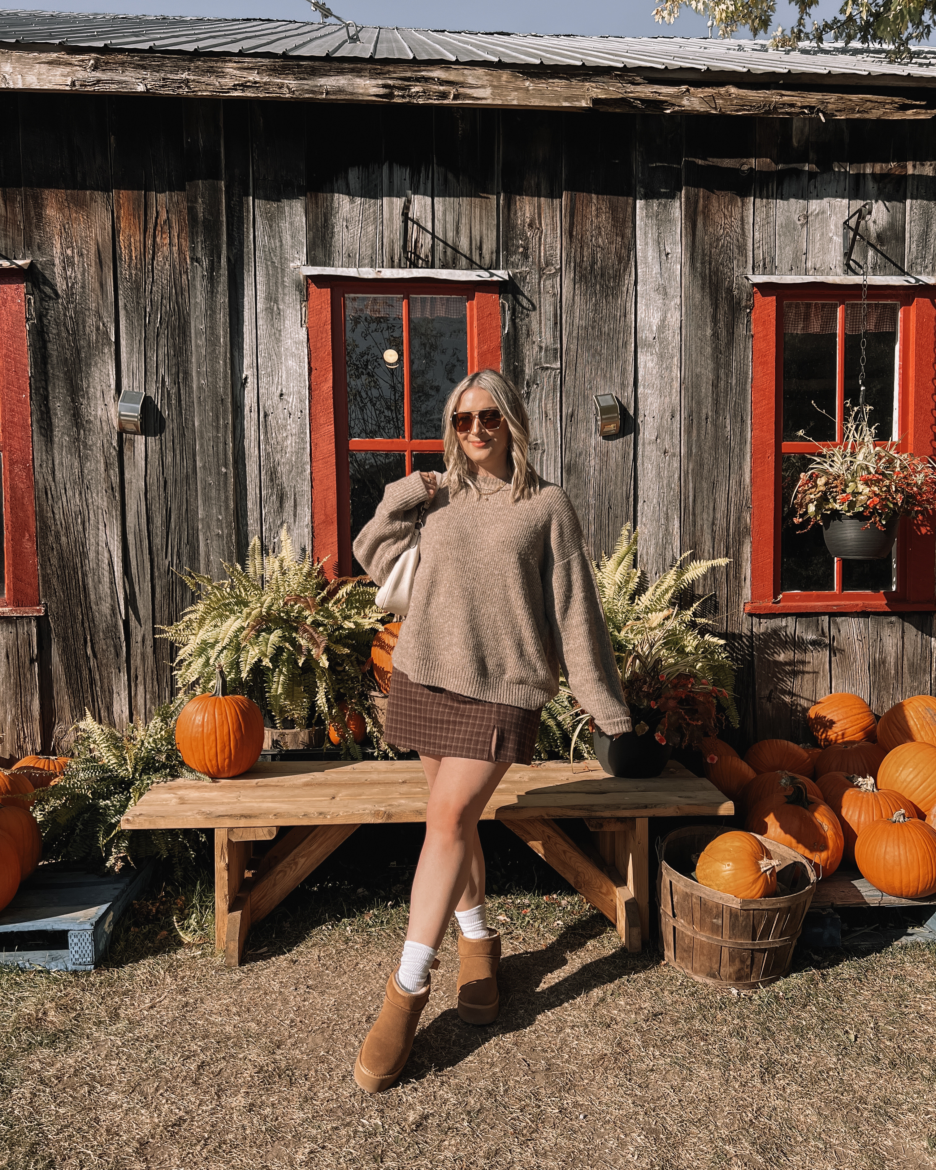 Midsize fall outfit - my sweater is super soft and comes in a ton of colors! Sized up to XL for an oversized fit. Also sized up to XL in the skirt so it wouldn’t be tight. My platform boots are Amazon and so comfy! I’m usually a 9.5-10 and wear a 10 in these. Would be so cute for a thanksgiving outfit too!


#LTKstyletip #LTKautumn #LTKmidsize