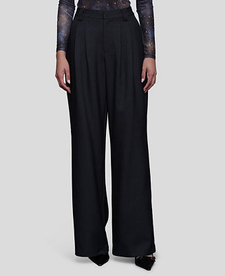 Avec Les Filles Women's Wide Leg Straight Trousers - Macy's | Macy's