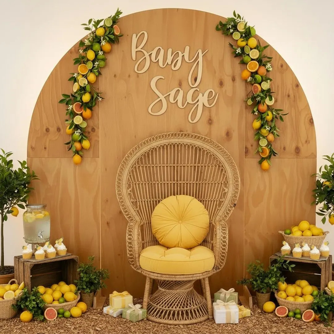 Baby Shower Welcome Sign | Custom Wooden Name Sign | Laser Cut Birch Baby Shower Decor | Arch Wel... | Etsy (US)