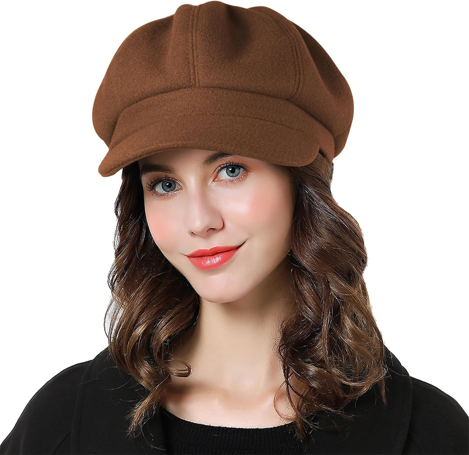 Sumolux Women Beret Newsboy Hat French Cap Classic Winter | Amazon (US)