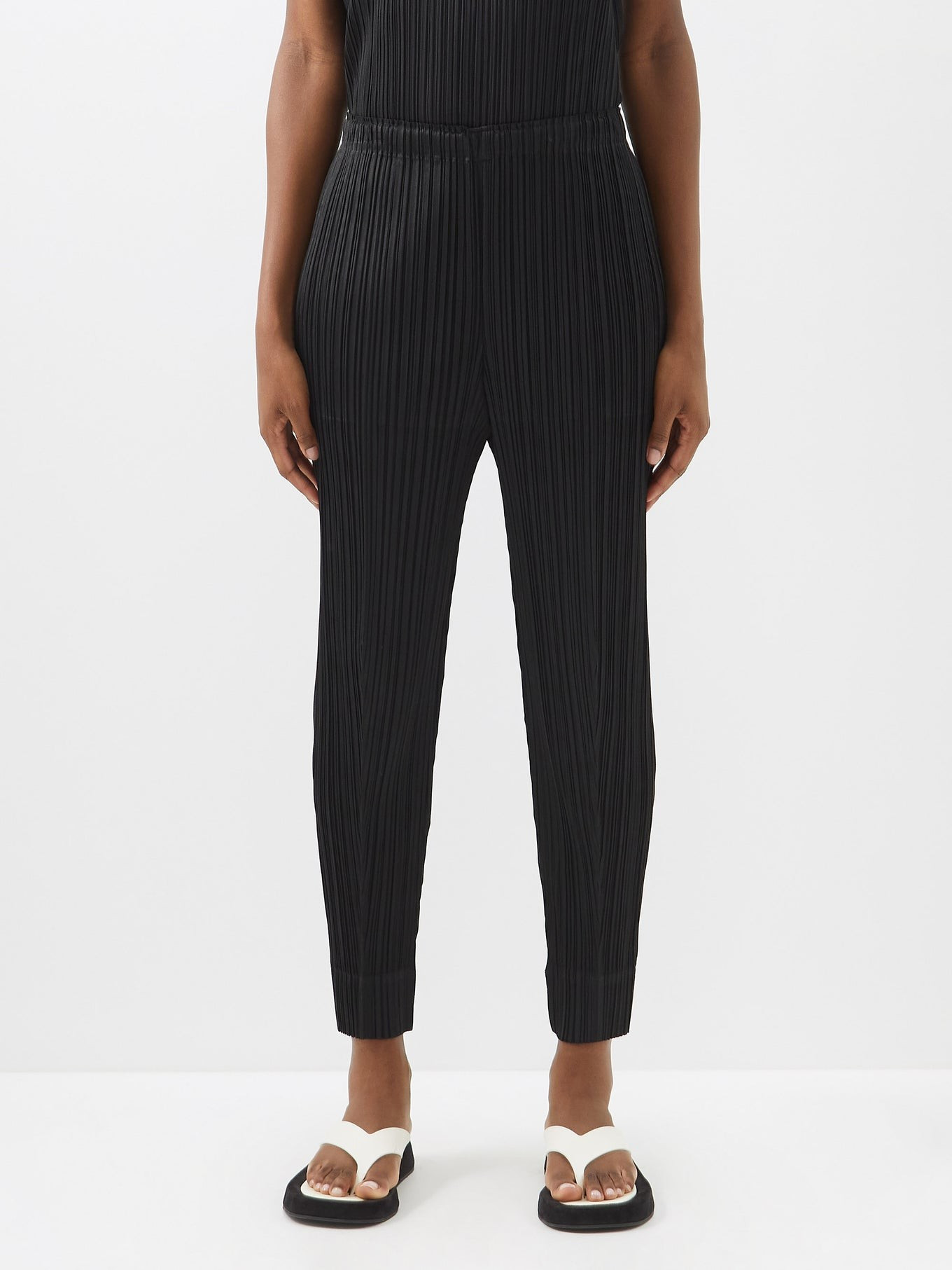 Technical-pleated trousers | Pleats Please Issey Miyake | Matches (US)