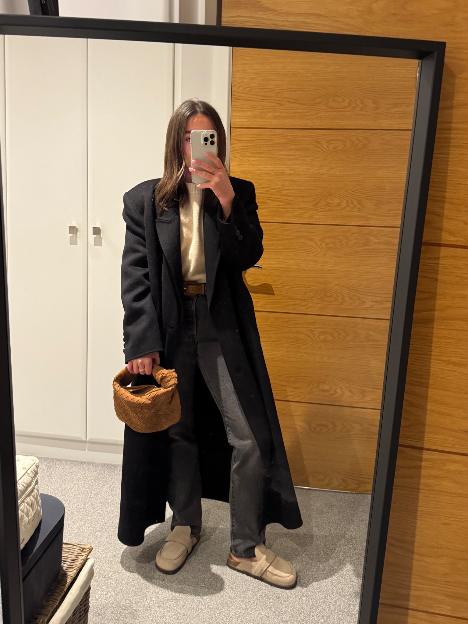 Pub dinner with the family 🫶🏼🤎

OOTN, pub dinner, casual outfit, outfit of the day, long coat, oversized coat, mules, comfy outfit, black jeans, Levi’s 

#LTKuk #LTKeurope #LTKFashionMonth