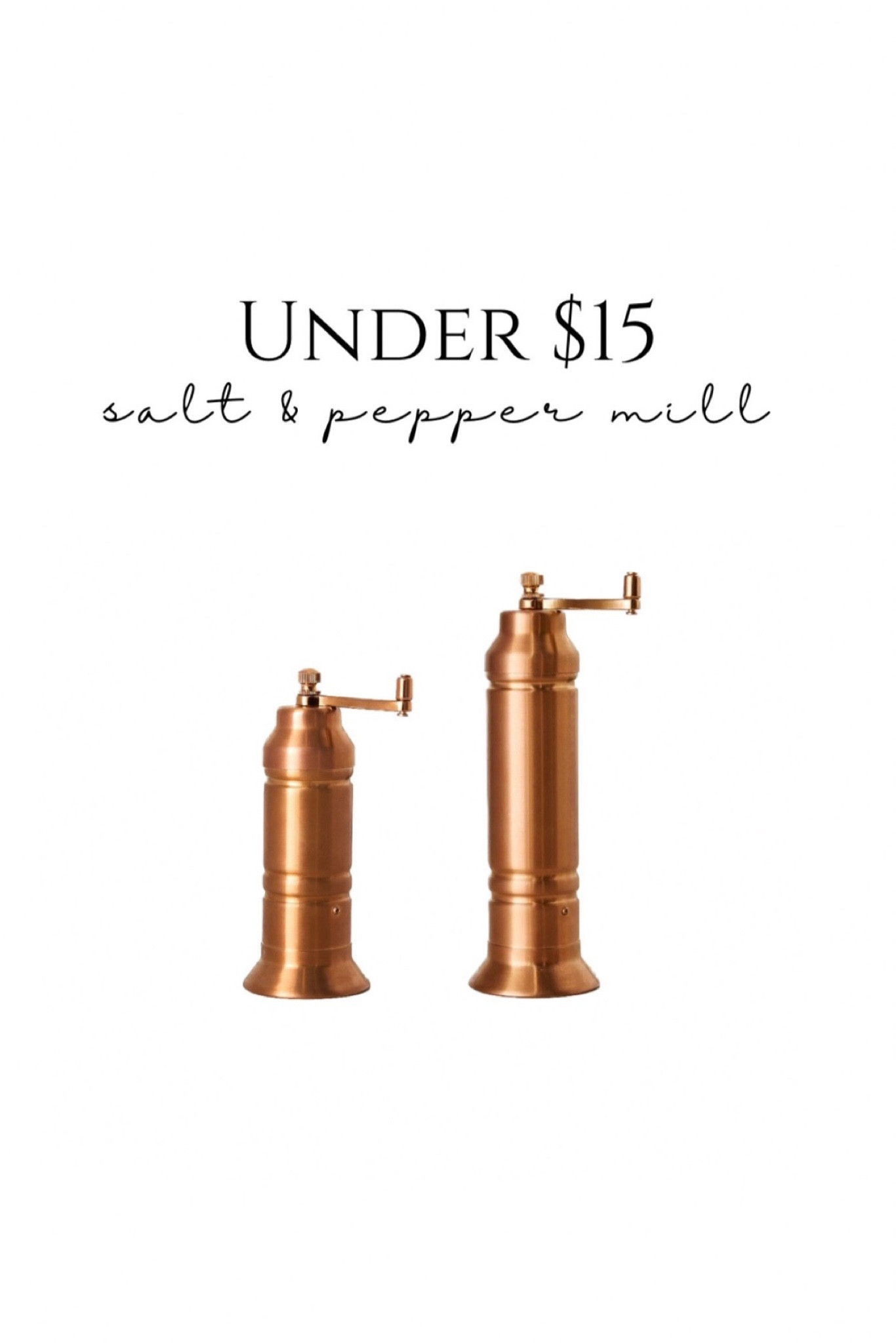 My new salt & pepper mills under $15 each! 

#LTKHome #LTKSaleAlert #LTKFindsUnder50