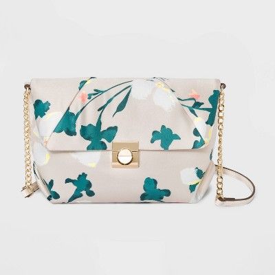 Floral Print Snap Closure Crossbody Bag - A New Day™ | Target