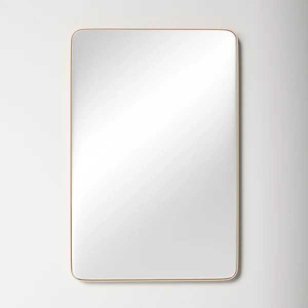 Eaton Rectangle Metal Wall Mirror | Wayfair North America