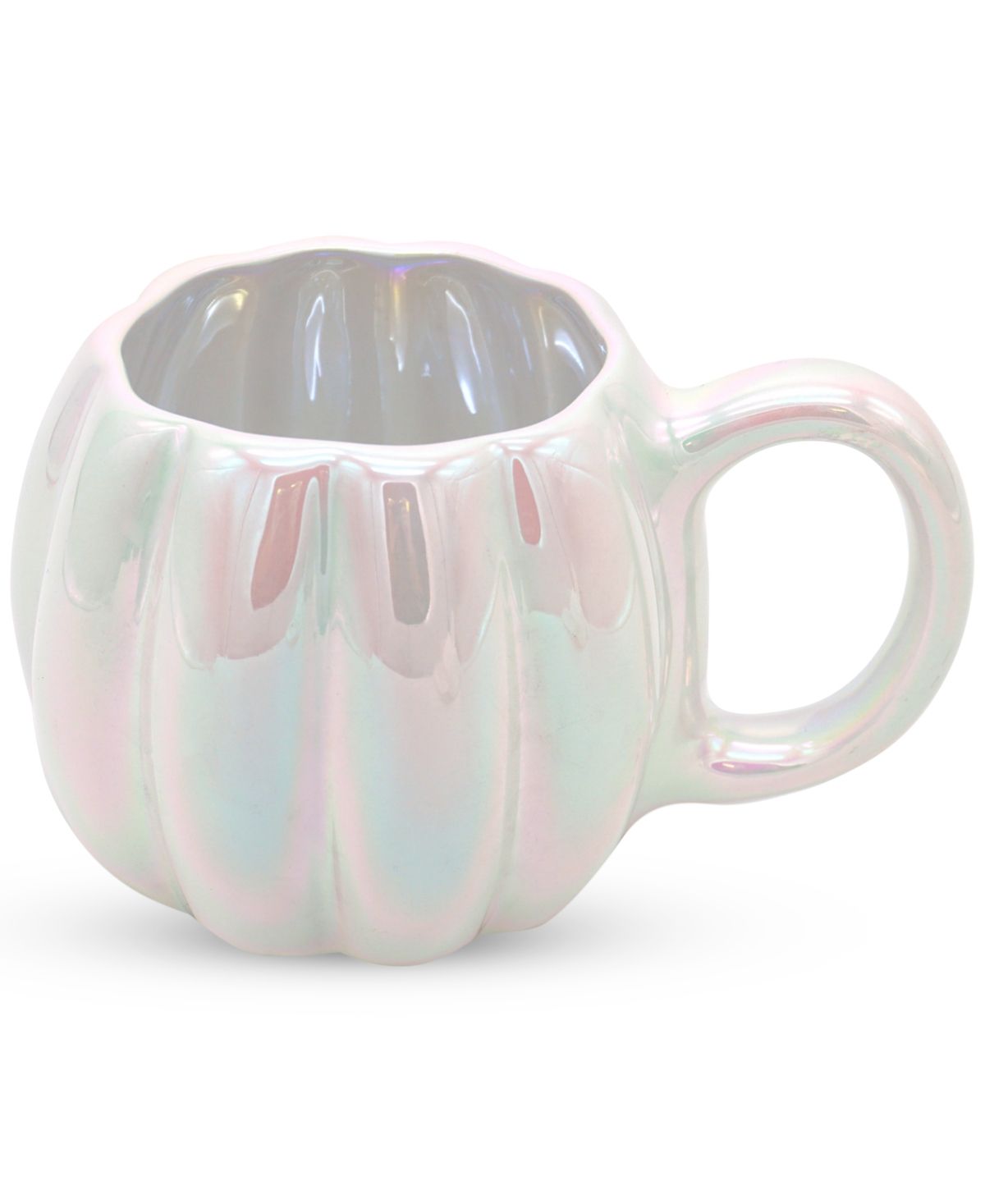 Tmd Holdings White Luster Pumpkin 3-d Ceramic Mug, Created for Macy's | Macys (US)