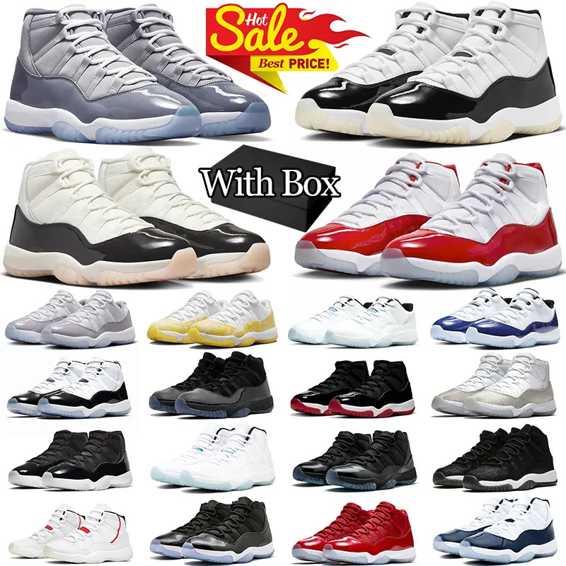 With Box cherry 11s basketball shoes jumpman 11 cool grey j11 low womens mens trainers Neapolitan... | DHGate