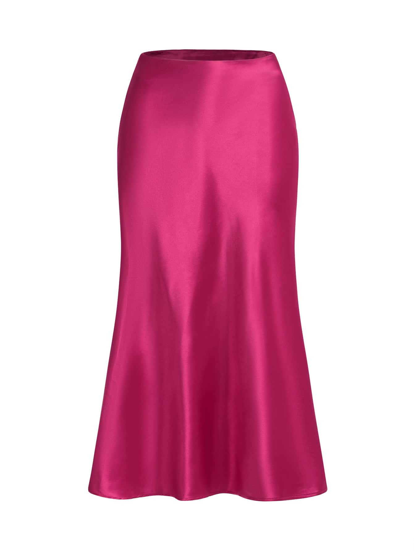 SHEIN BAE Solid High Waist A-line Skirt | SHEIN
