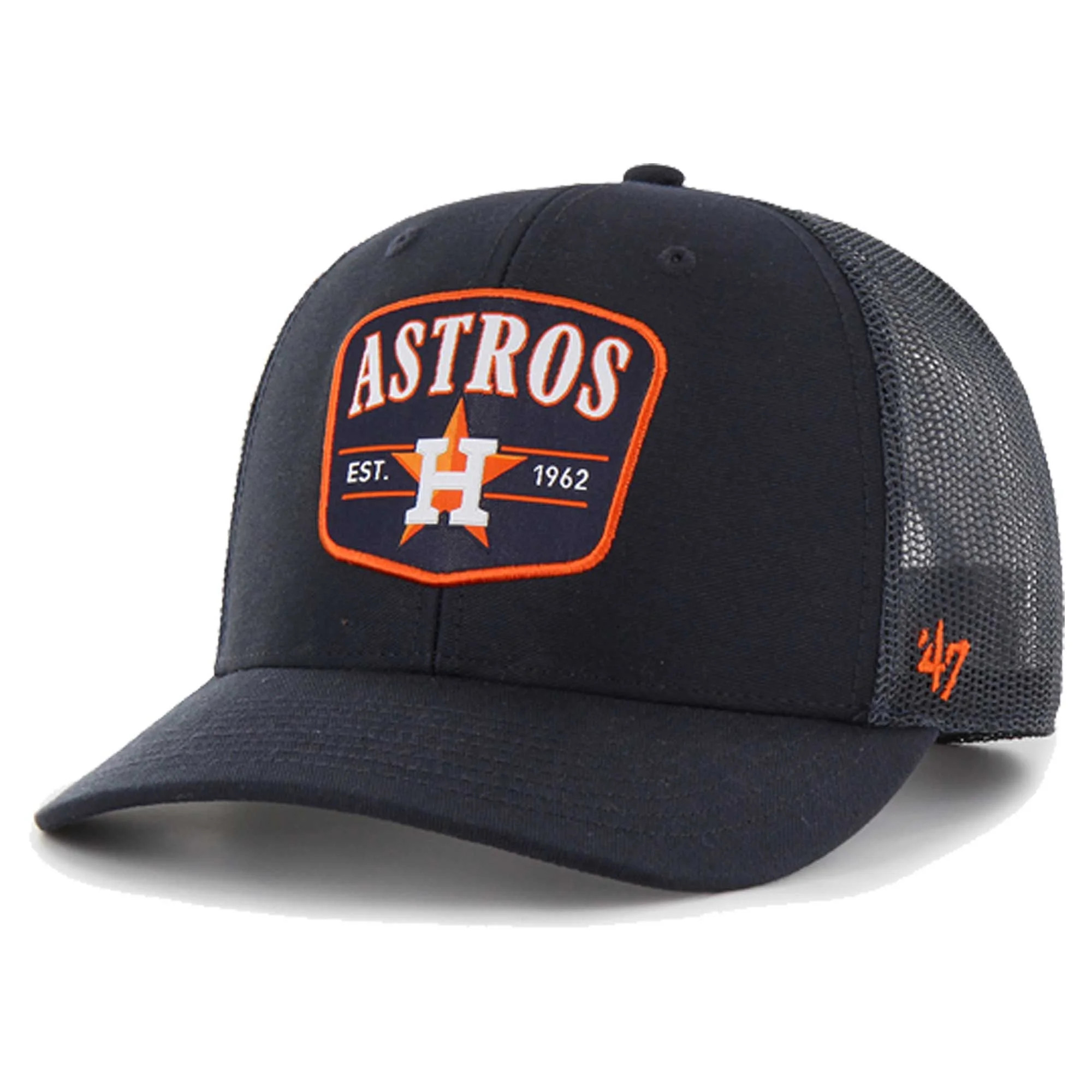 Men's '47 Navy Houston Astros Squad Trucker Adjustable Hat | Walmart (US)