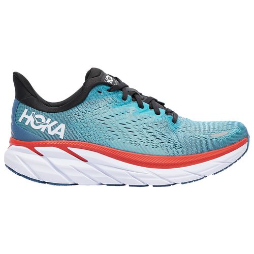HOKA ONE ONE Clifton 8 - Men's Running Shoes - Teal / Aquarelle, Size 11.0 | Eastbay