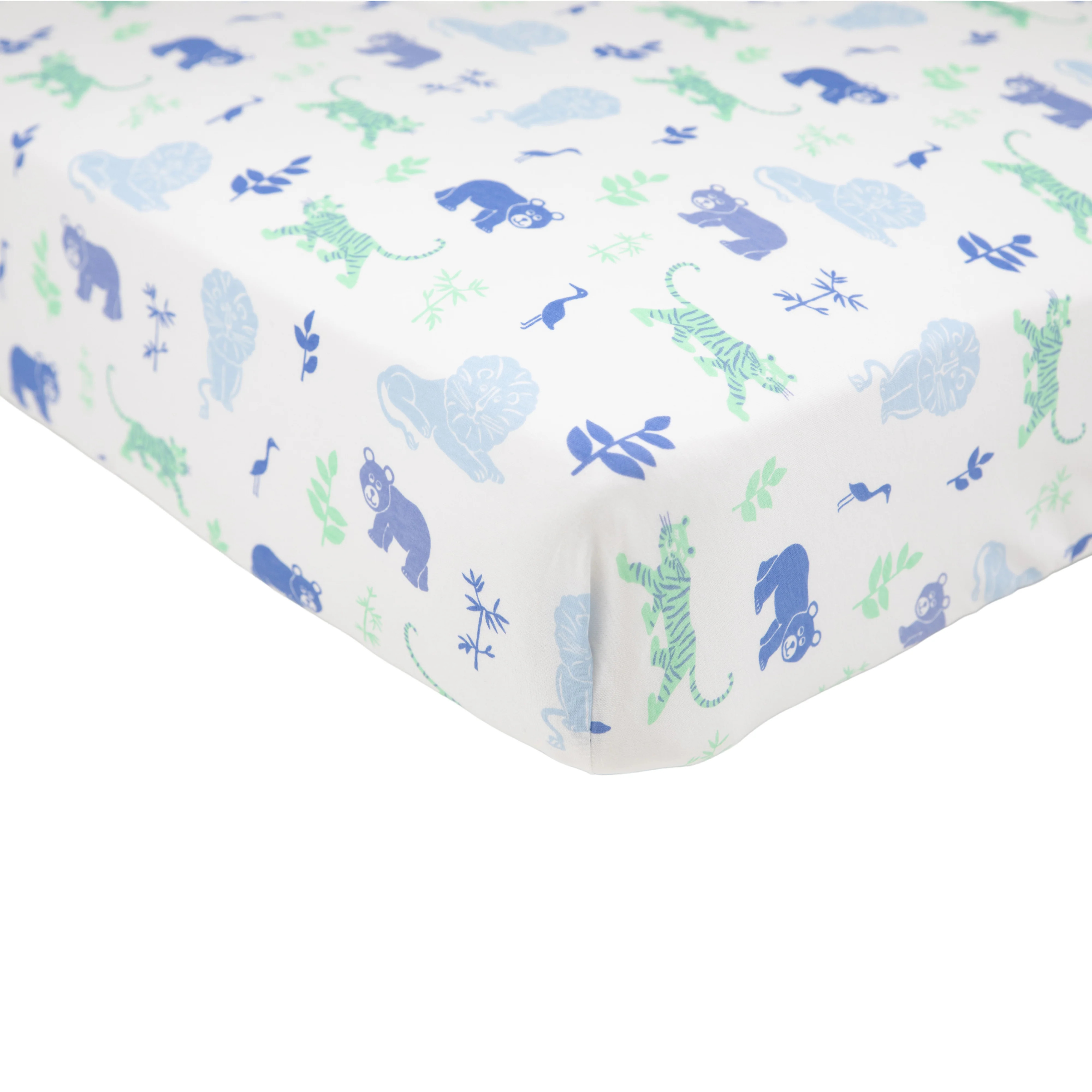 Sleep Tight Crib Sheet - Lions, Tigers, & Bears | The Beaufort Bonnet Company