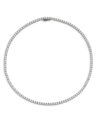 3mm Cubic Zirconia Tennis Necklace, 16" | Bloomingdale's (US)
