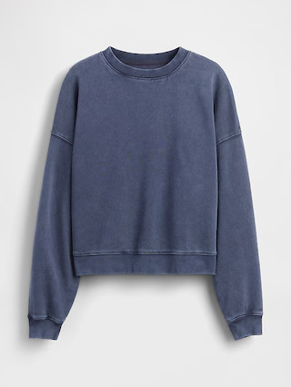 VintageSoft Wedge Crewneck Sweatshirt | Gap (CA)
