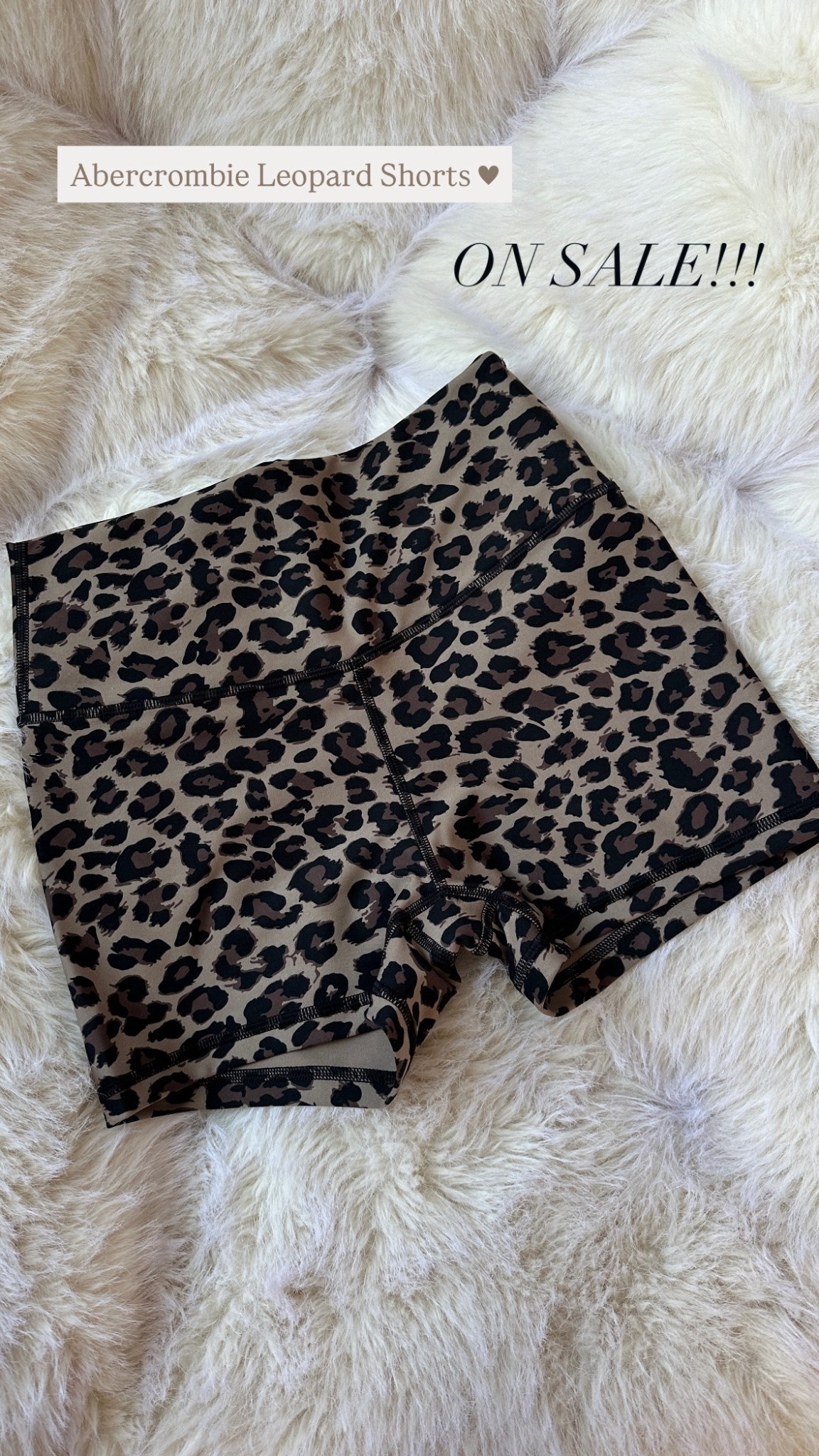 Abercrombie leopard biker shorts for under $20 right now. High waisted, sculpting, and they stay put for workouts, Pilates, walking, and errands. Linking the exact YPB sculptLUX pair on LTK, run because this deal is so good. 🐆🤎 

#LTKFindsUnder50 #LTKfitnessgoals #LTKActive