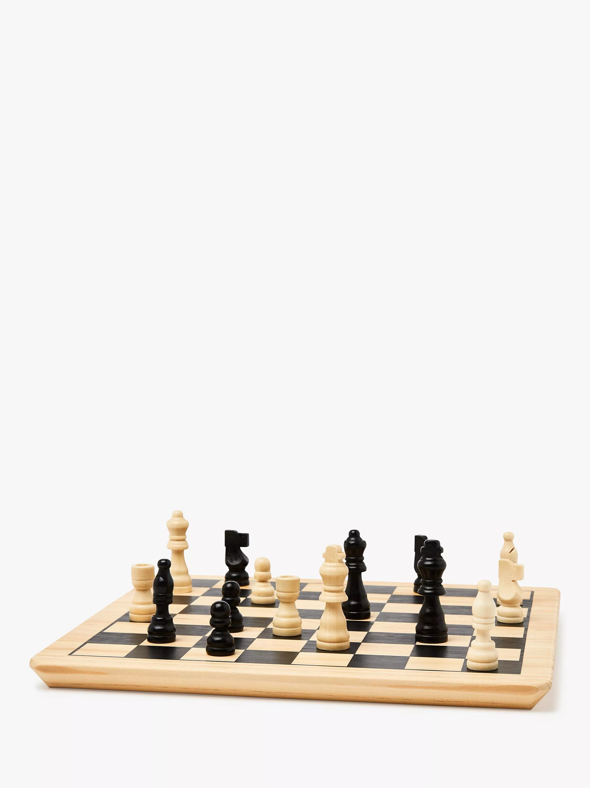 John Lewis Wooden Chess & Draughts Game | John Lewis (UK)